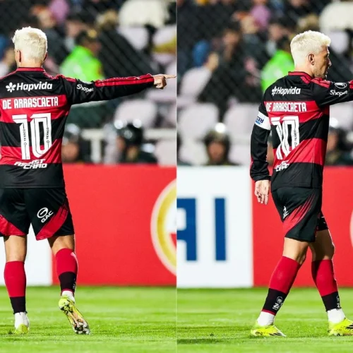 Arrascaeta destaca foco do elenco em jogo do Flamengo x Cusco
