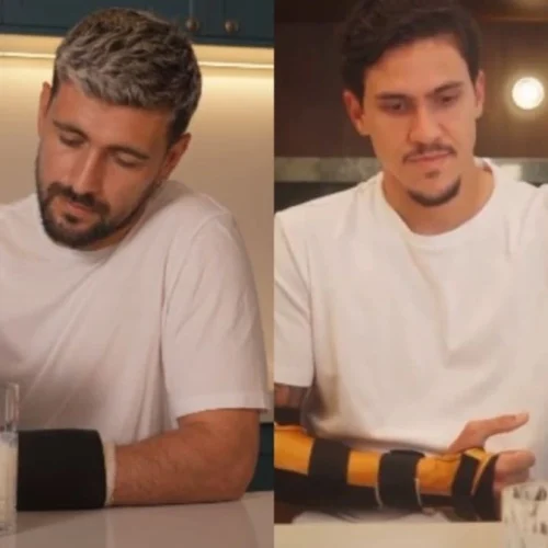Arrascaeta, do Flamengo, imita Pedro e toma leite