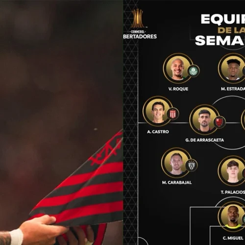 Arrascaeta é o representante do Flamengo na ‘seleção da rodada’ da Libertadores; veja os 11 escolhidos