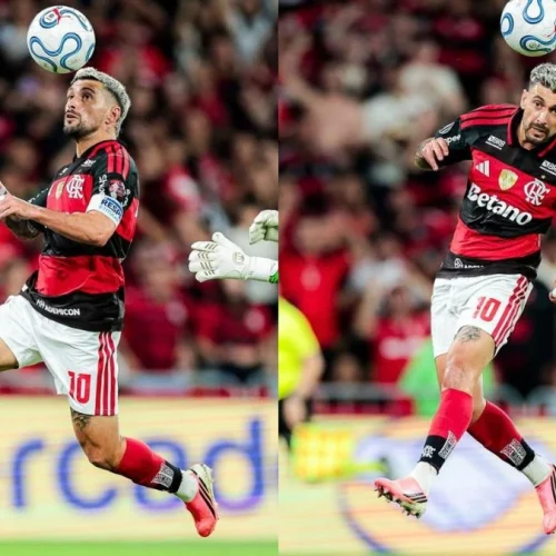 Arrascaeta encosta em recorde de Zico após classificação do Flamengo na Libertadores
