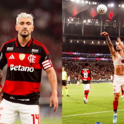Arrascaeta entra em top-20 histórico do Flamengo após golaço contra o Bahia; veja ranking