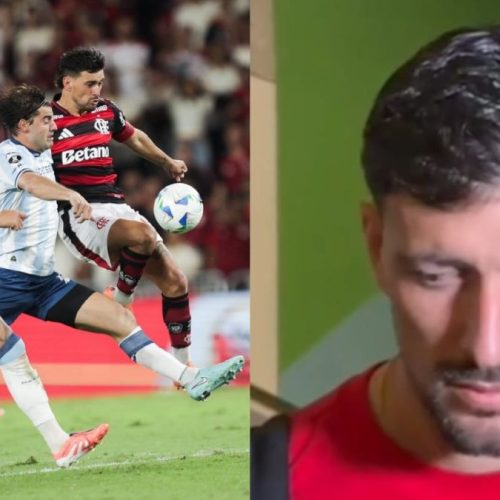 Arrascaeta rebate provocação de jogador do Racing