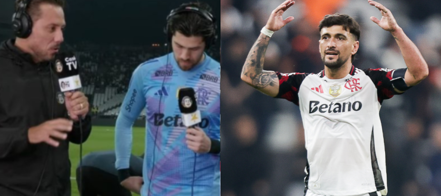 Arrascaeta revela segredo de Diego Alves e gera reação inusitada em jornalistas