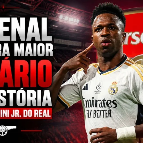 Arsenal prepara maior salário para tentar tirar Vini Jr do Real