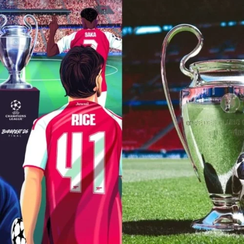 Arsenal x PSG fazem final da Champions