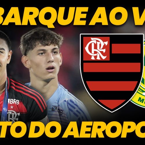 Assista AO VIVO ao embarque do Flamengo hoje; time sub-20 enfrenta o Mirassol pelo Brasileirão