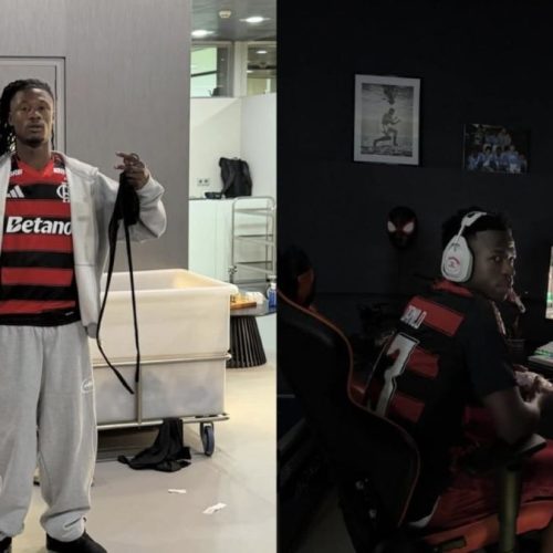 Astro da França, Camavinga aparece de Flamengo com Vini Jr