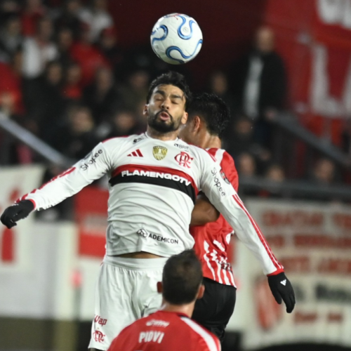 Atacante do Estudiantes critica atuação do Flamengo: "Não sofremos"
