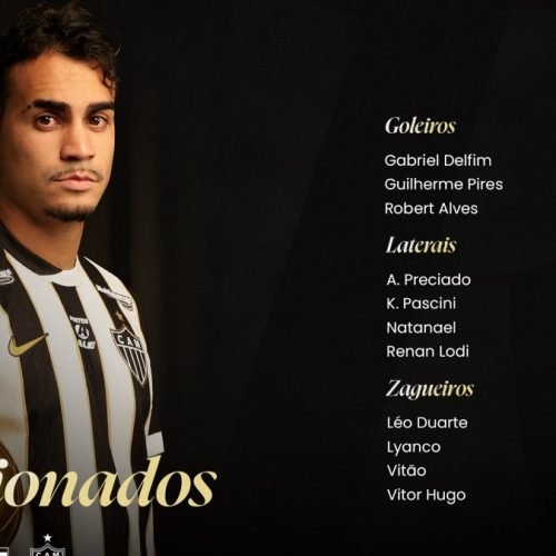 Atlético-MG ganha reforço para jogo contra o Flamengo, pelo Brasileirão