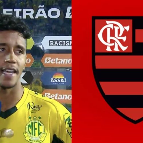 Autor de gol do Mirassol contra o Palmeiras revela carinho pelo Flamengo