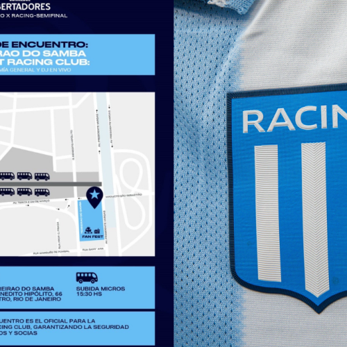 Autoridade do Rio adota medida drástica aos torcedores do Racing em jogo contra o Flamengo