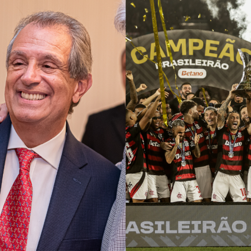 Bap celebra título do Brasileirão do Flamengo e provoca Palmeiras