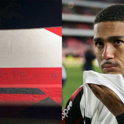 Bap e Samuel Lino são alvos de pichação na Gávea