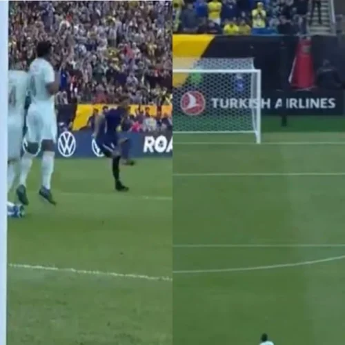 Brasil perde para a França com golaço de Mbappé