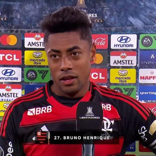 Bruno H. se emociona com classificação do Flamengo à final
