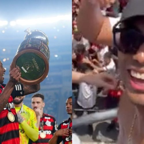 Bruno Henrique dá resposta inusitada em festa do Flamengo