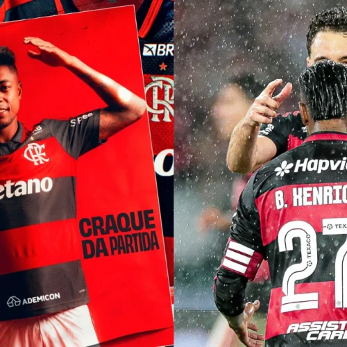 Bruno Henrique é eleito 'Craque da Torcida' após vitória do Fla