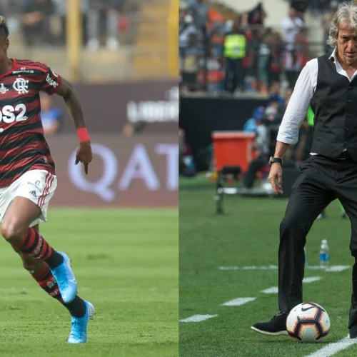 Bruno Henrique lembra ameaça de Jorge Jesus no Flamengo