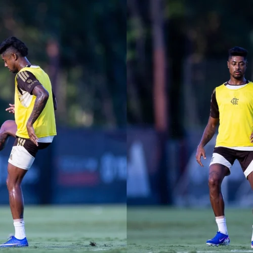 Bruno Henrique recuperado? Veja se o atacante participou de treino do Flamengo hoje
