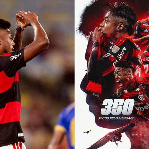 Bruno Henrique se declara ao Flamengo após completar 350 jogos