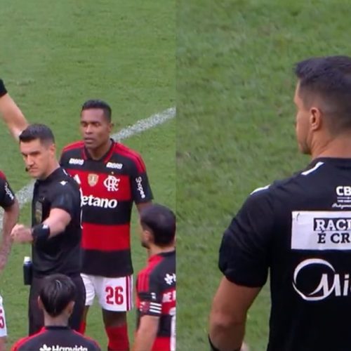 CBF divulga áudio do VAR na expulsão de Carrascal, do Flamengo, em jogo contra o Corinthians pela Supercopa