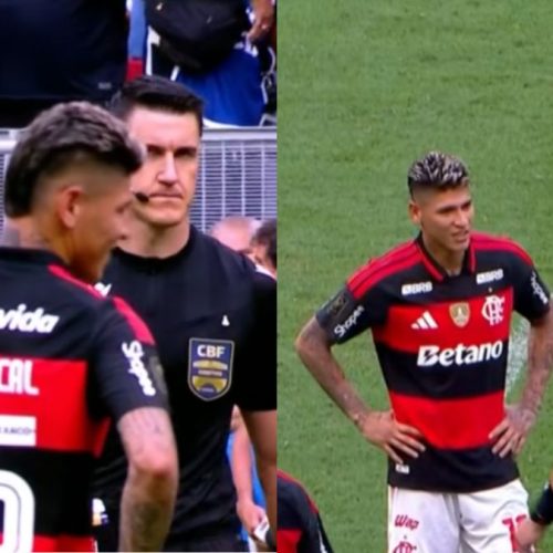 CBF esclarece motivo da expulsão de Carrascal em jogo do Flamengo x Corinthians, pela Supercopa do Brasil