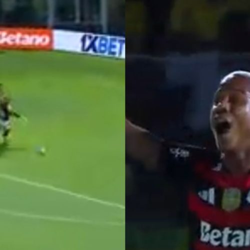 Cadê o VAR? Wallace Yan é derrubado na área, e árbitro ignora pênalti para o Flamengo