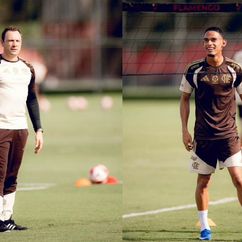 Carioca: técnico do Flamengo define time titular para jogo contra o Volta Redonda em treino desta sexta