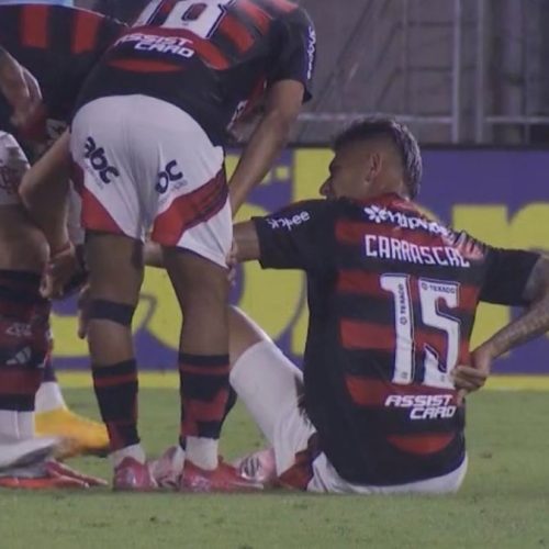 Carrascal sofre lesão e preocupa para os jogos do Flamengo