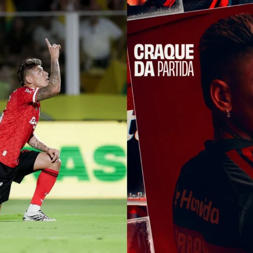 Carrascal é eleito 'Craque da Torcida' após goleada do Flamengo