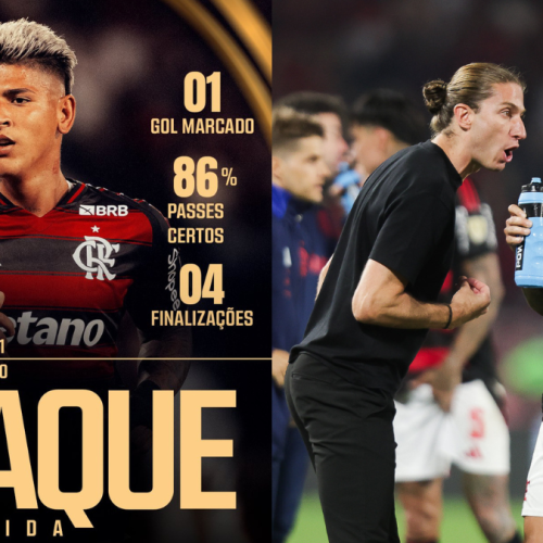 Carrascal é eleito ‘Craque da Torcida’ após jogo do Fla x Racing