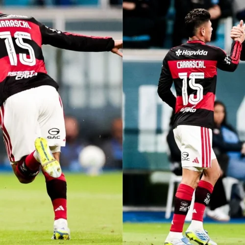 Carrascal põe fim em jejum de 2 meses sem gols pelo Flamengo