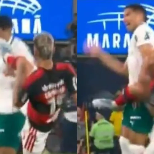 Carrascal quebra silêncio e se pronuncia sobre expulsão em jogo do Flamengo x Palmeiras