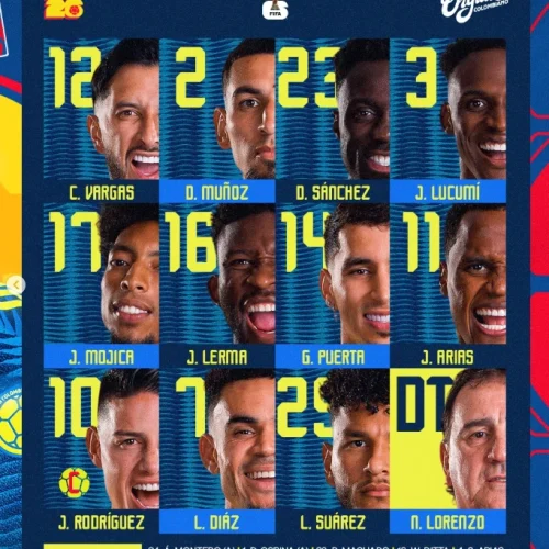 Carrascal titular? Veja escalação da Colômbia para jogo contra o Uzbequistão