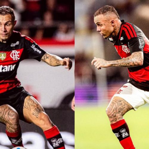 Cebolinha sofre lesão e está fora de jogo do Flamengo x Santos