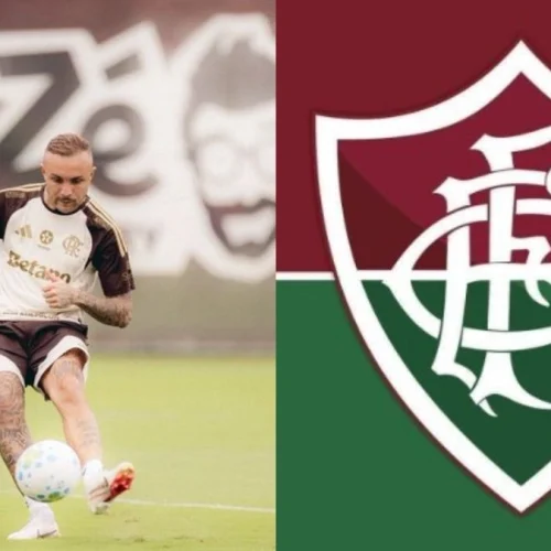 Cebolinha treina com grupo e pode reforçar Flamengo contra o Fluminense