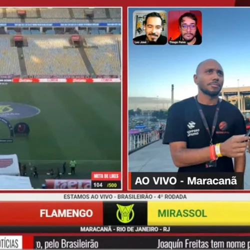 Com 2,1 milhões, Coluna do Fla tem maior audiência entre transmissões em vitória do Flamengo sobre o Mirassol