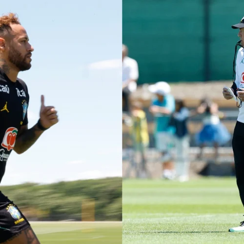 Com 4 jogadores do Flamengo, veja como foi o 2° dia de treino do Brasil para jogo da Copa do Mundo