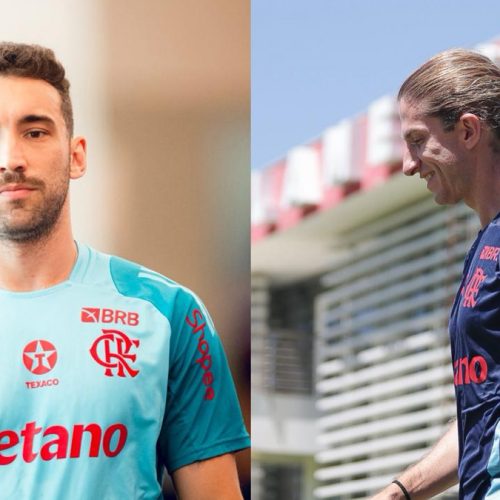 Com 4 reforços, Filipe Luís esboça escalação do Flamengo para jogo contra o Racing, pela Libertadores