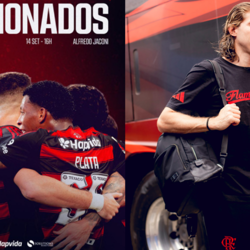 Com 6 desfalques, veja lista de relacionados do Flamengo para jogo contra Juventude