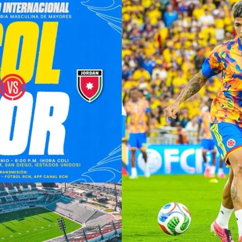 Com Carrascal, Colômbia enfrenta Jordânia em amistoso pré-Copa; saiba onde assistir