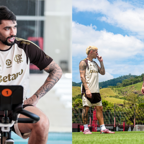 Com Lucas Paquetá, Filipe Luís esboça time para jogo do Flamengo x Corinthians