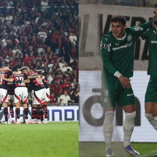 Como chegam Flamengo e Palmeiras para a final da Libertadores 2025