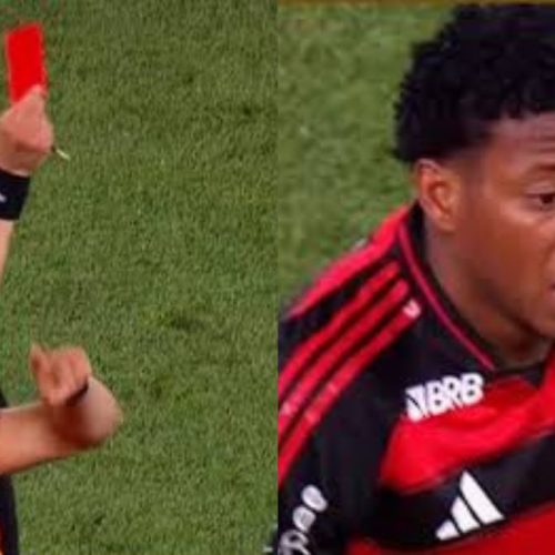 Conmebol estuda suspender Plata por 2 jogos após expulsão em jogo do Flamengo x Racing