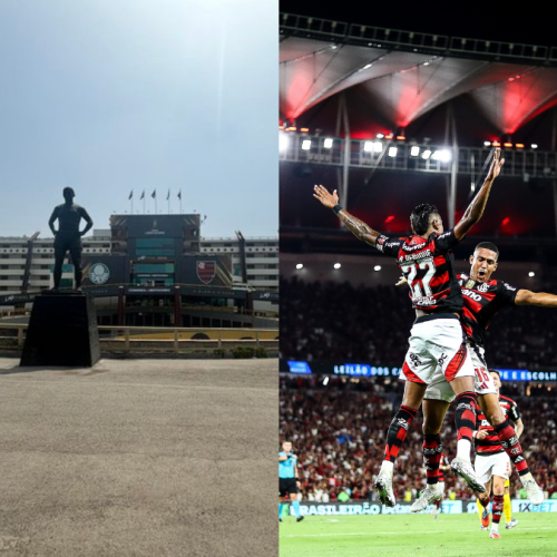 Conmebol personaliza estádio para Flamengo x Palmeiras na final da Libertadores