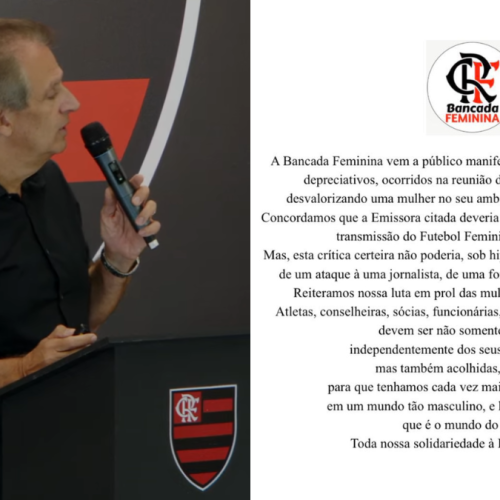 Conselheiras do Flamengo se pronunciam após Bap 'atacar' jornalista da Globo