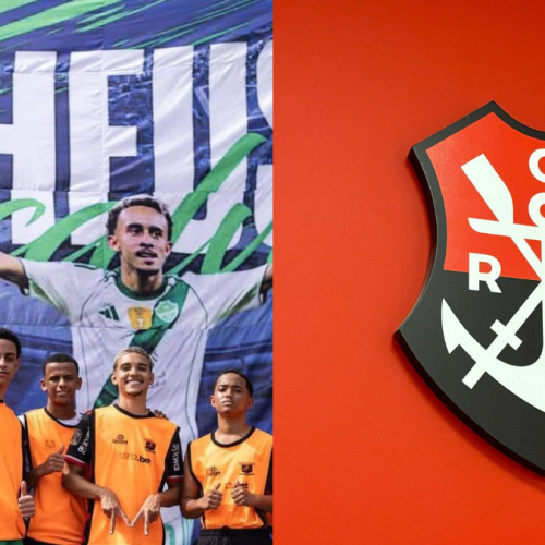 Cria do Flamengo faz ação social no RJ para 500 crianças