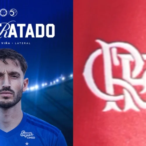 Cruzeiro anuncia contratação de Viña; veja valor da opção de compra junto ao Flamengo