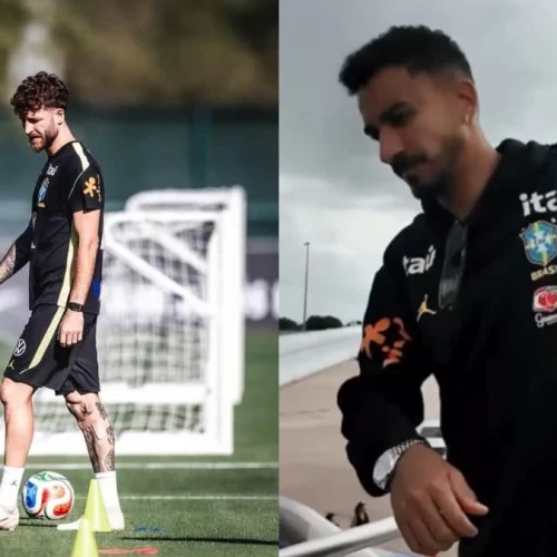 Danilo e Léo Pereira formam defesa titular na Seleção Brasileira