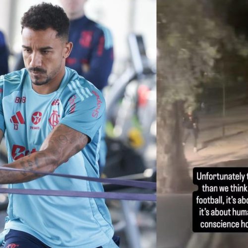 Danilo se revolta com torcedores do Estudiantes contra Flamengo